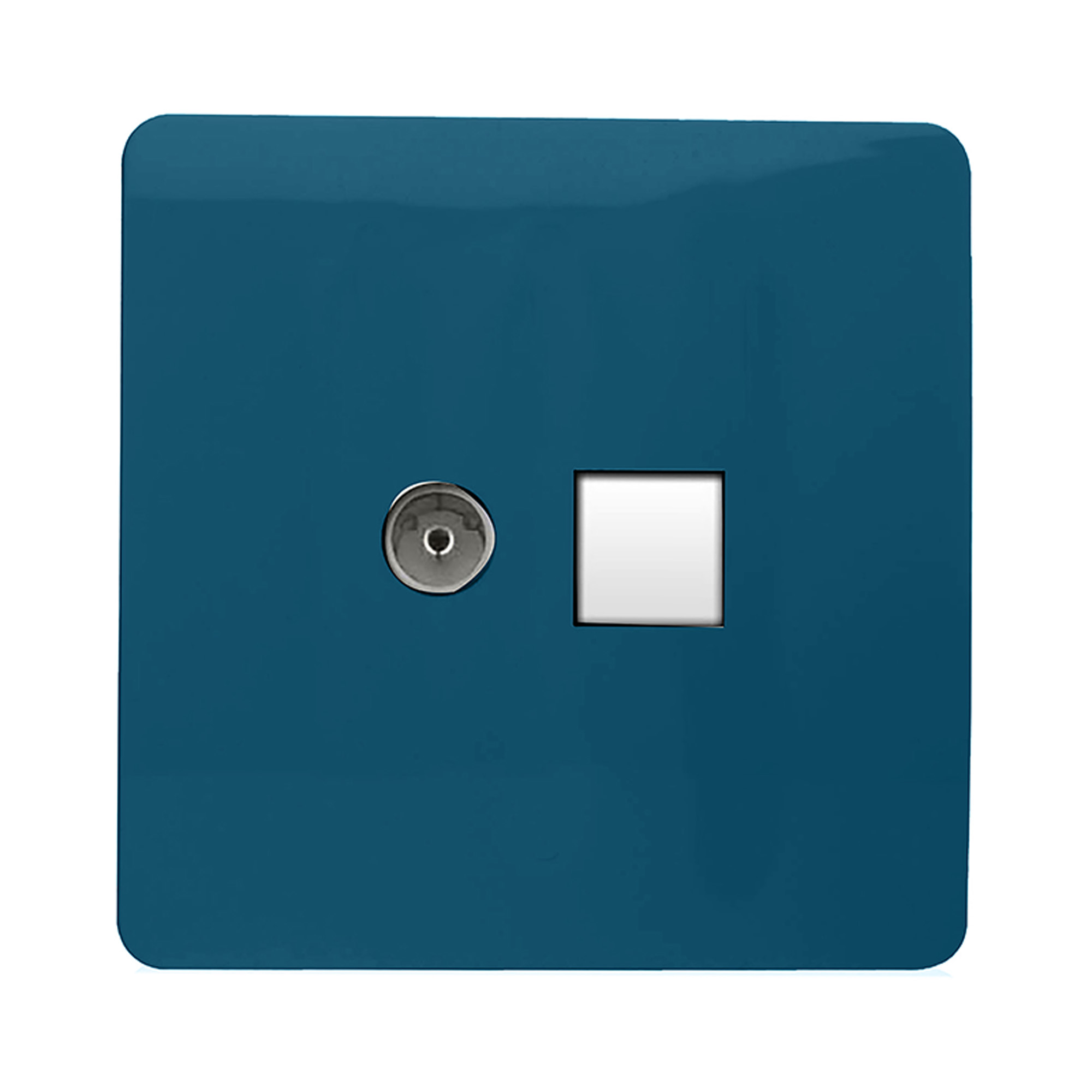 Midnight Blue Wiring Accessories Trendi Decorative Screwless